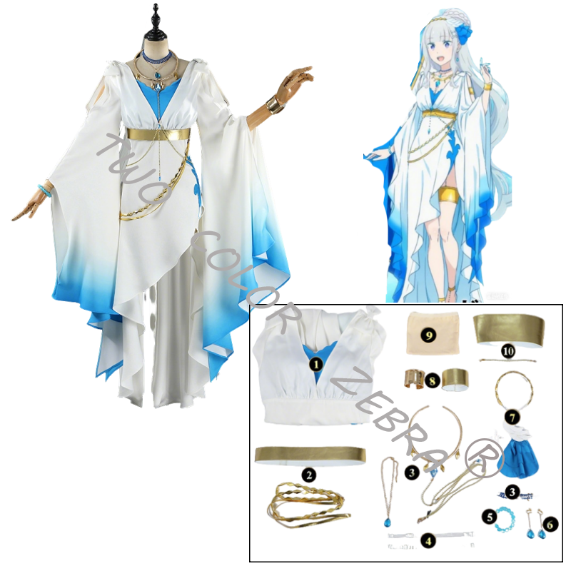 Costume de cosplay Emilia de R - South Korea Lifestyle avis et prix