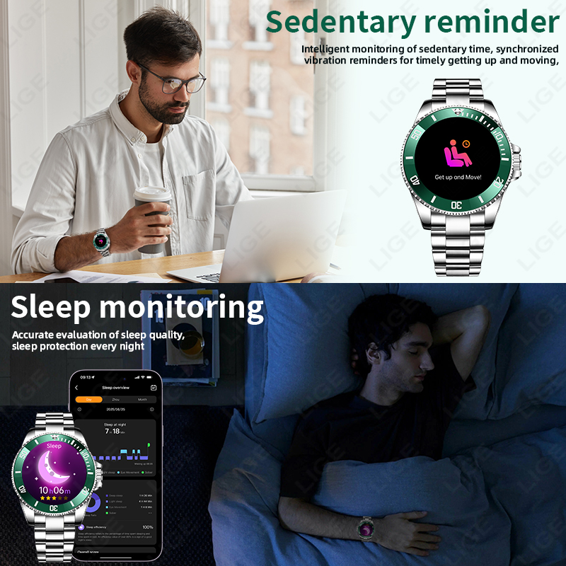 Montre connectée de luxe LIGE  - Korean Luxury Lifestyle avis et prix